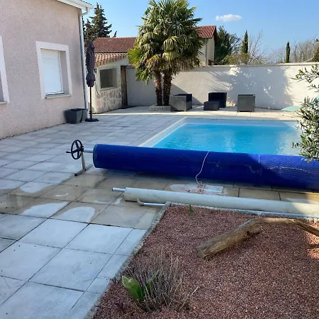 Bed & Breakfast Maison Entiere 4 Lits 8 Pl Avec Jacuzzi Proche Du Safari De Peaugres Anneyron