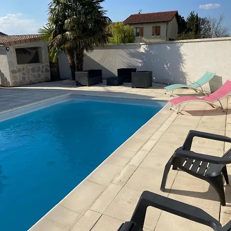 Maison Entiere 4 Lits 8 Pl Avec Jacuzzi Proche Du Safari De Peaugres * Anneyron